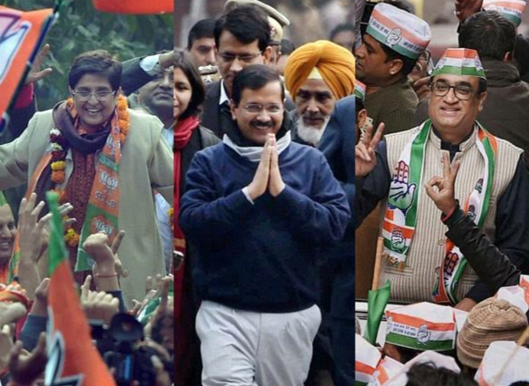 Exit Polls: दिल्ली की सत्ता में आम आदमी पार्टी की हो सकती है वापसी