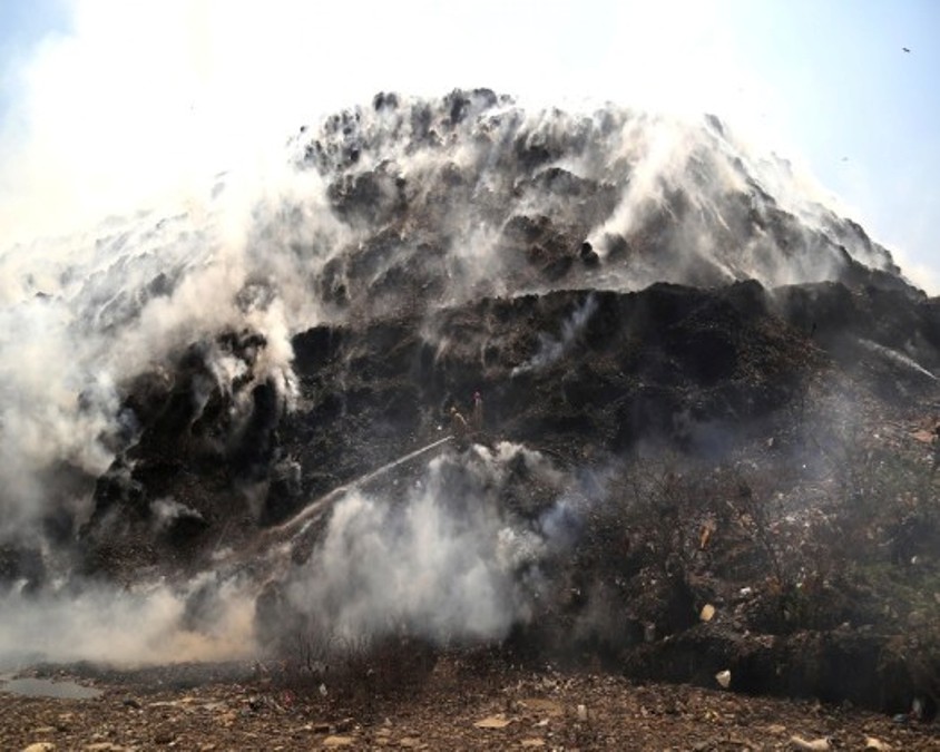 Why fire on landfill sites, Why fire on landfill, Bhalswa Landfill Site, Landfill Site, Landfill Site Fire